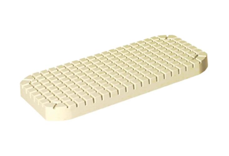 Single load bearing waffle mattress