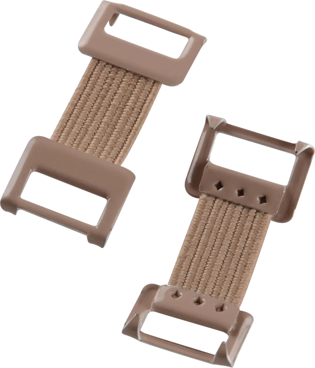 Elastic fasteners for Biflex bandage