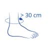 Ankle size >30cm